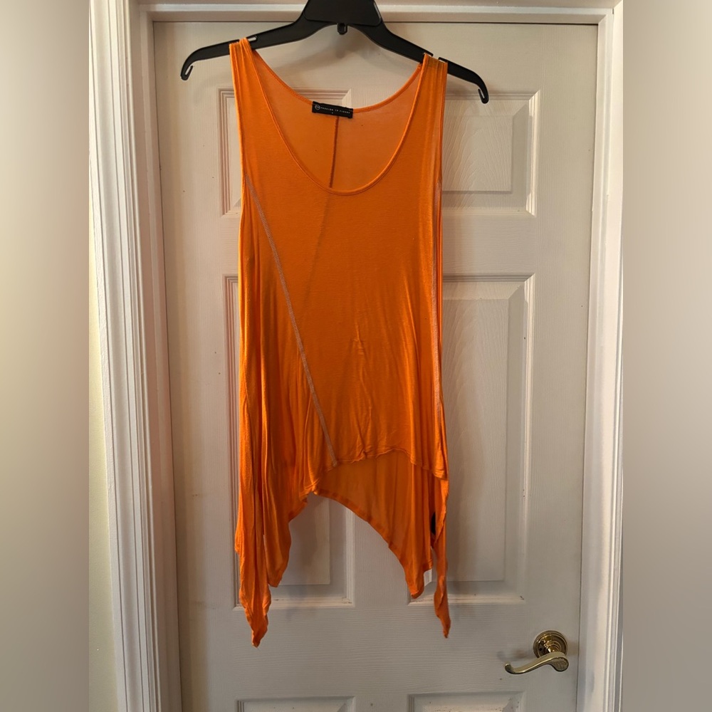 Orange tank top